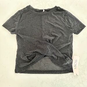 SHEER CROSSOVER CROP